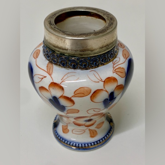 19th Century Antique EPNS Gaudy Welsh Unrecorded Pattern Sterling Lid Salt Shake - Picture 13 of 14